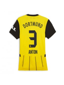 Borussia Dortmund Waldemar Anton #3 Heimtrikot für Frauen 2024-25 Kurzarm